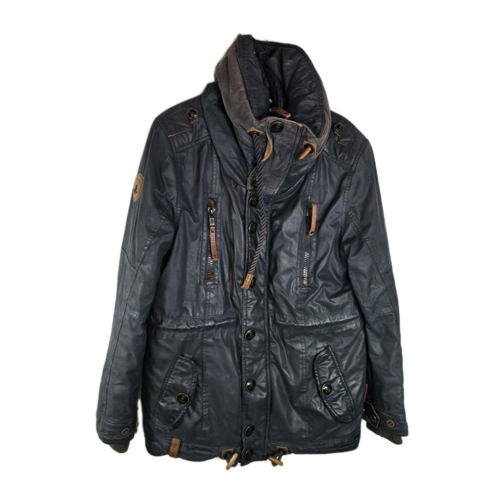 Naketano Mens Brave New World Parka Winter Jacket Coat M